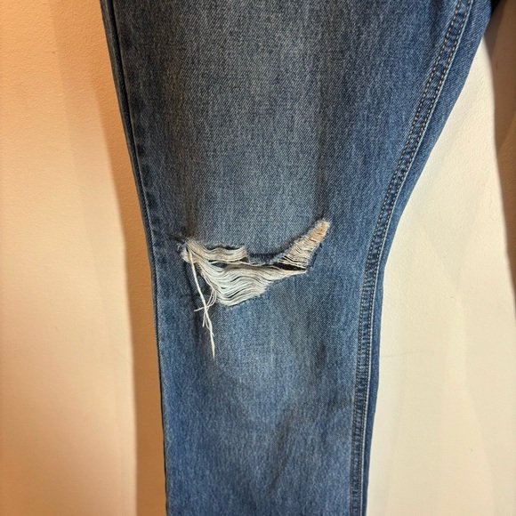 HIDDEN Sz 26 100% Cotton Denim Flare Leg Spot Distressing Jeans - Picture 6 of 11